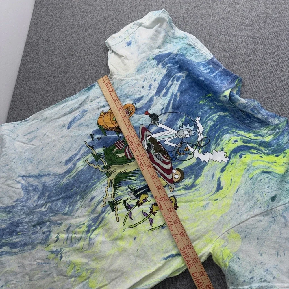 Ripple Junction Rick And Morty Adult Swim 2017 T-shirt Size Medium Tee Tie Dye